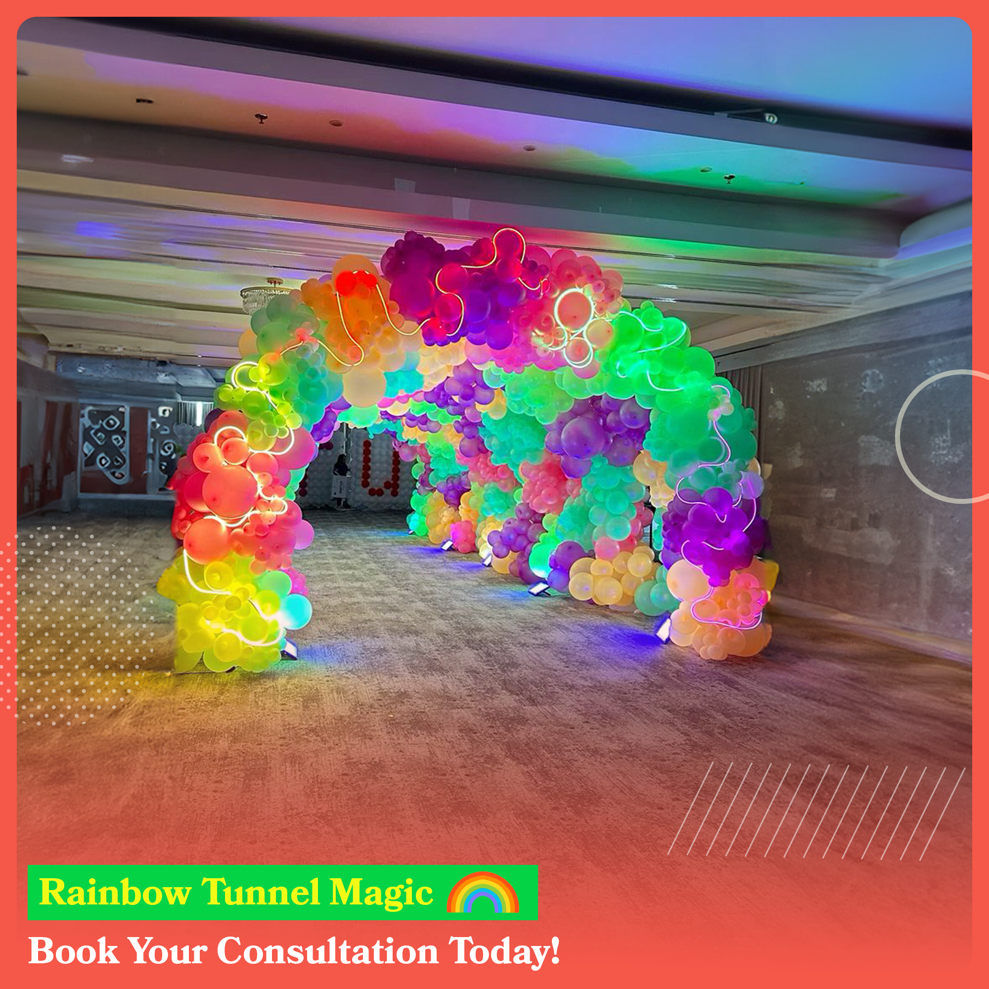 Rainbow Tunnel Magic