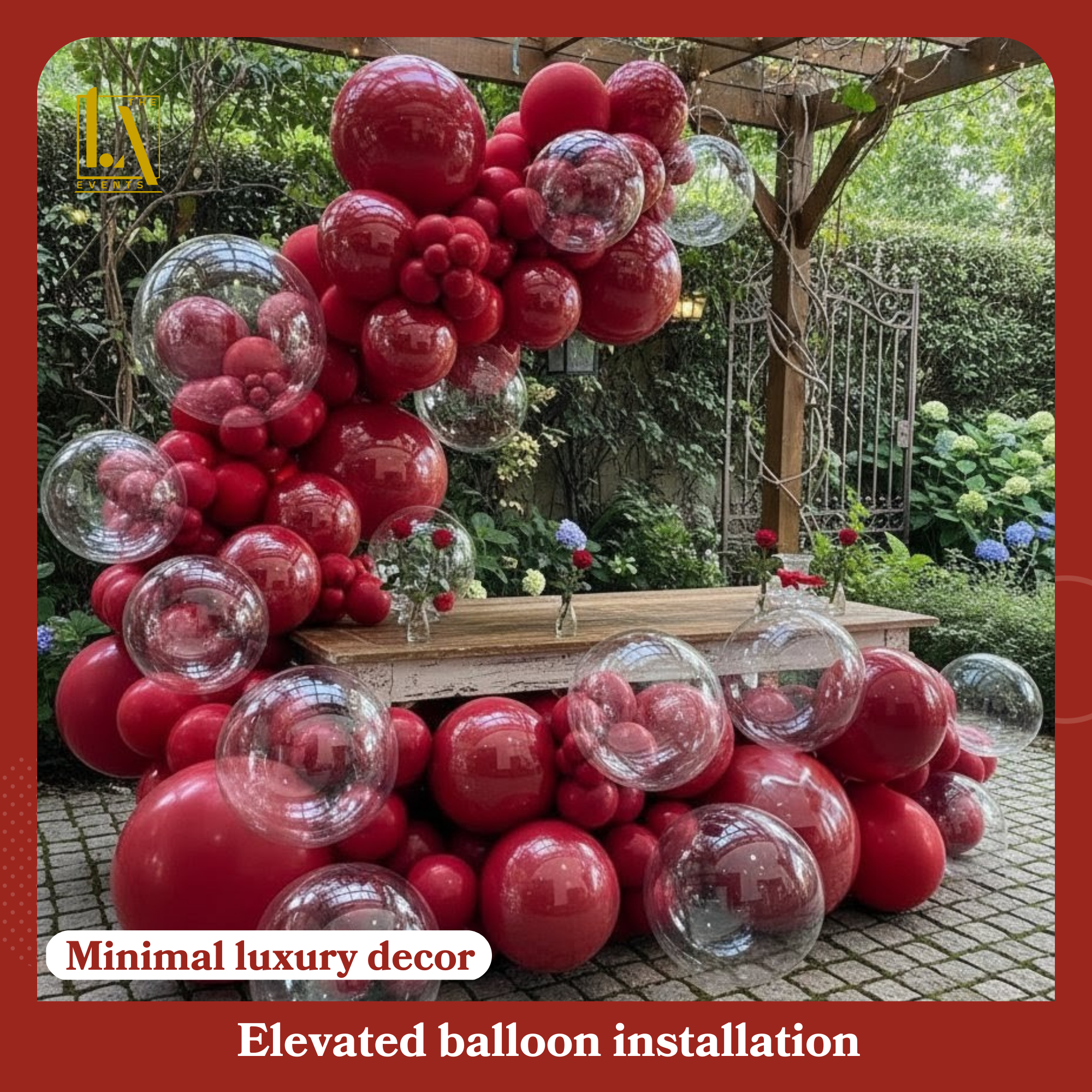Elevated Crimson Garden